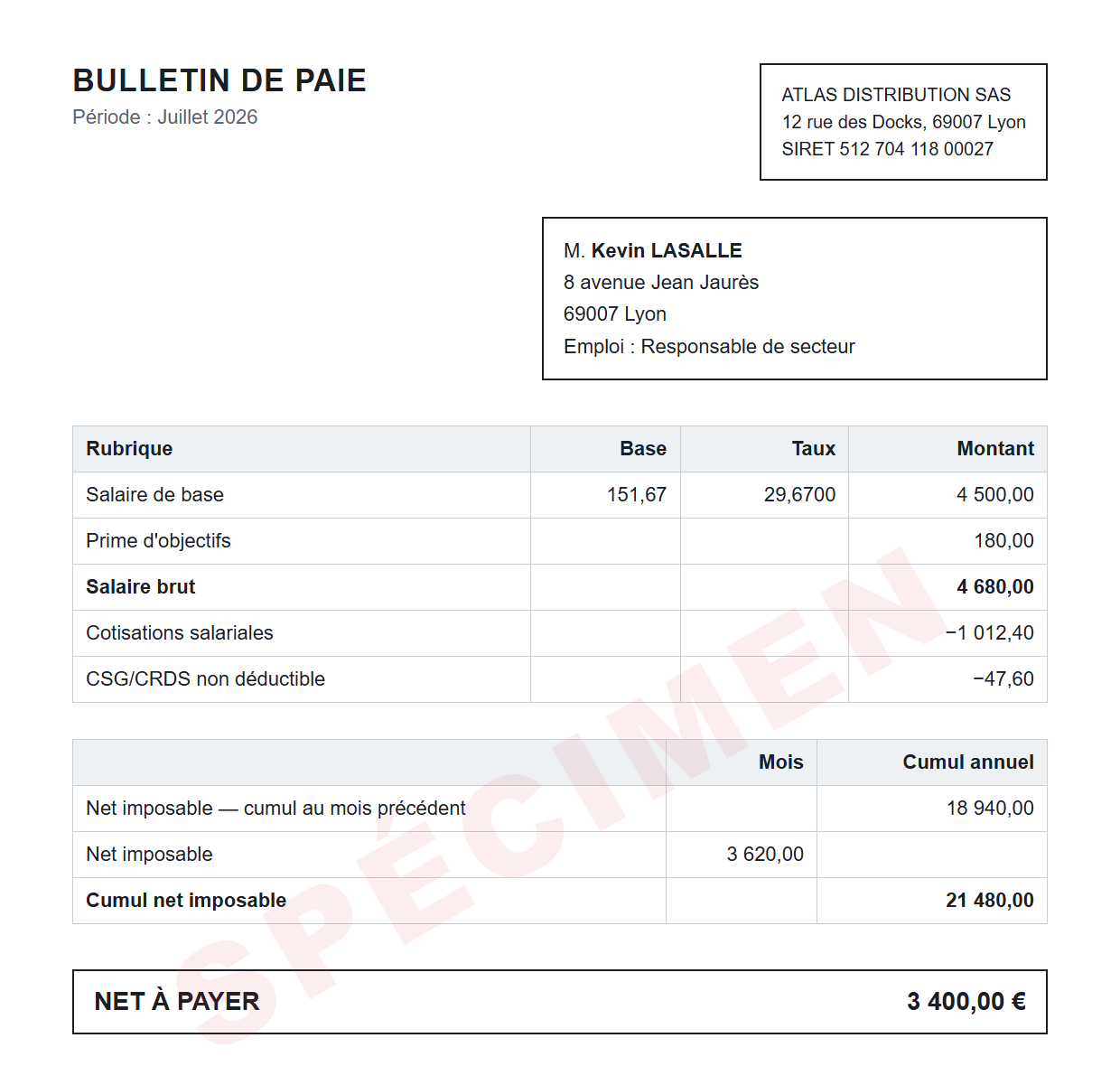 Bulletin de juillet 2026, page 1